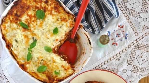 Mediterranean vegetable lasagne. Photograph: Lilly Higgins