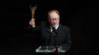 Owen Roe pictured  after winning Best Supporting Actor Award at the The Irish Times Irish Theatre Awards last year. Photograph: Aidan Crawley