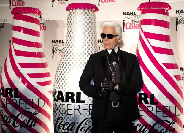 'It leaned heavily into its association with the fashion world': the late Karl Lagerfeld, a one-time Diet Coke creative director. Photograph: Bertrand Langlois/AFP via Getty