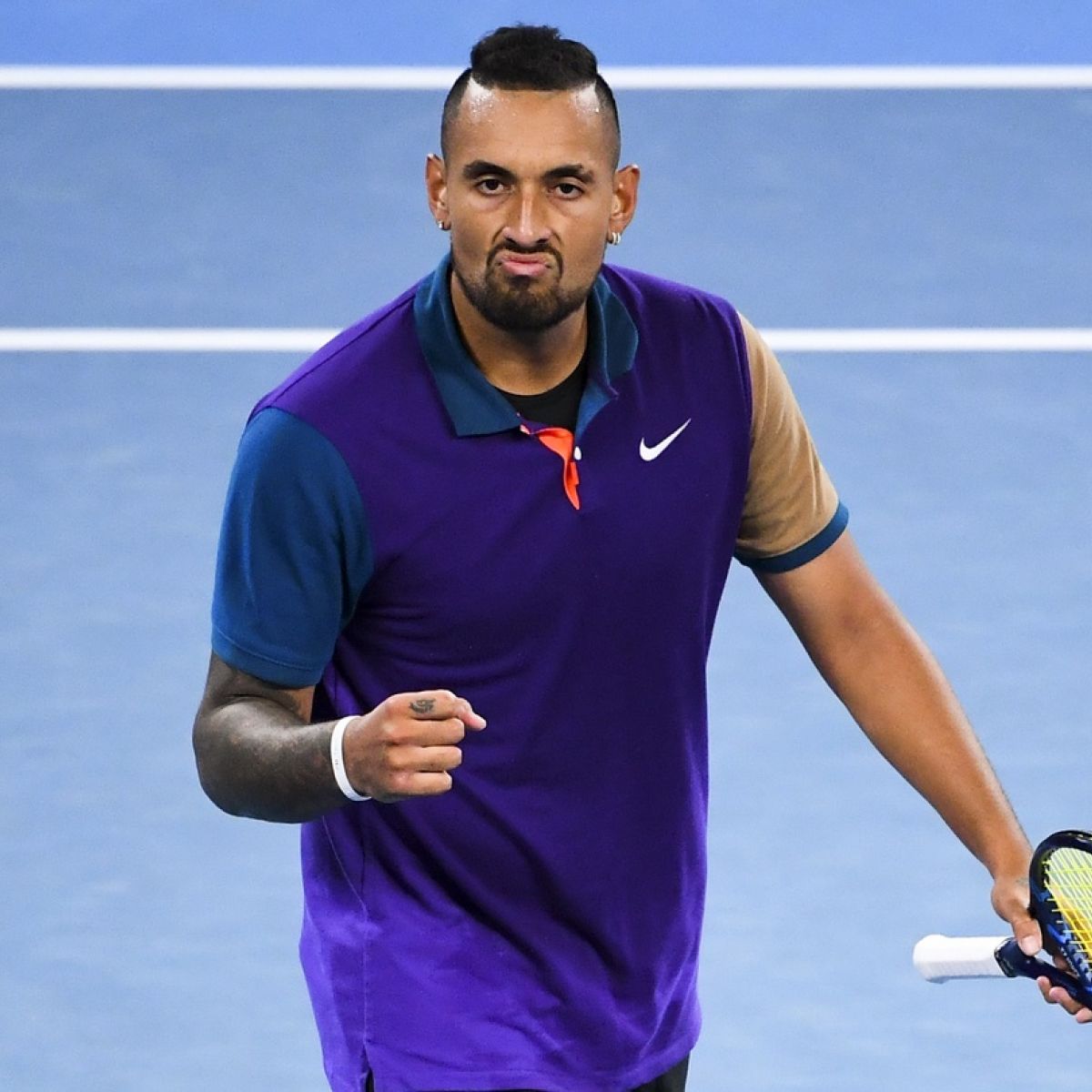 A Strange Cat Kyrgios Keeps Djokovic Feud On Boil After First Round Win