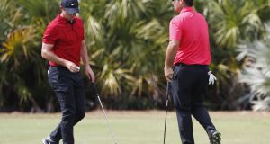 Tiger Woods Touched By Red And Black Tribute By Fellow Players