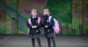 Very Excited Primary School Children Return After Prolonged Closure