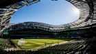 Lansdowne Road is due to host four Euro 2020 ties this summer. Photograph: James Crombie/Inpho