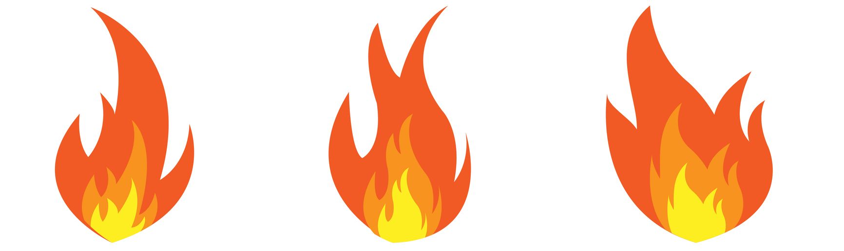 gay flag on fire emoji