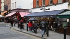 Outdoor dining in Dublin last October. Photograph Nick Bradshaw for The Irish Times