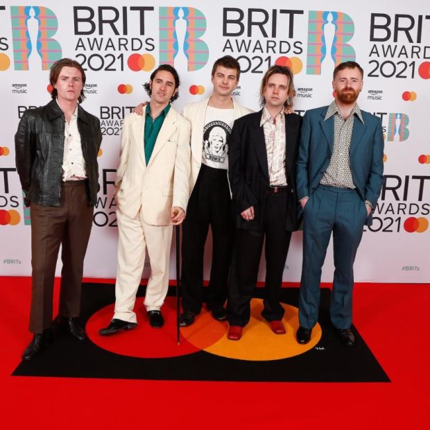 Fontaines DC at the Brit Awards 2021. Photograph: John Marshall/Handout/EPA