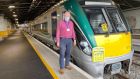 Railtours Ireland chief executive Jim Deegan at Limerick station with 2020’s Emerald Pullman. Photograph: Railtours Ireland
