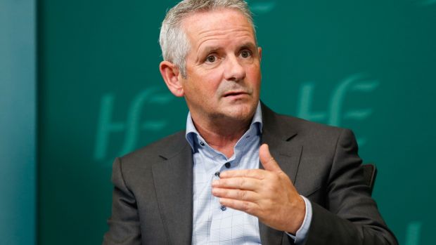 Paul Reid visited a walk-in vaccination centre in Athlone Institute of Technology on Sunday where he spoke to a number of young people queuing to receive the vaccine. File photograph: Leon Farrell/ Photocall Ireland