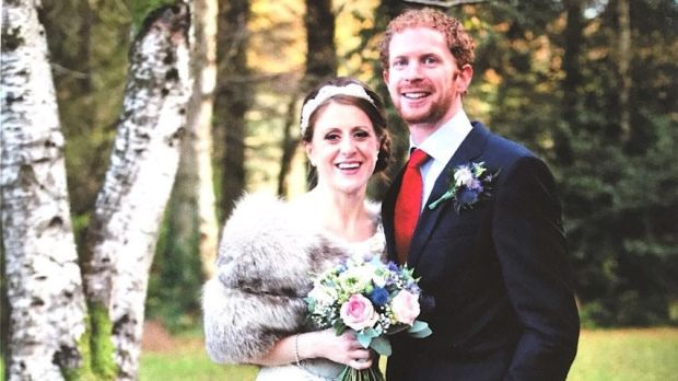 Aisling Vickers and her husband, David: the couple were expecting their first child in 2013 when the phone call came from the garda.