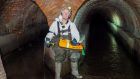 David Greene from Dublin City Council has been inspecting the tunnels under Dublin for 49 years. Photograph: Enda O’Dowd.