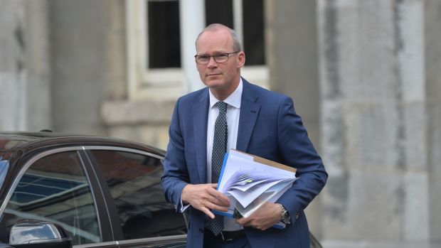 Minister for Foreign Affairs Simon Coveney has been accused of changing his story on why he deleted texts on his mobile phone from TÃ¡naiste Leo Varadkar and former minister Katherine Zappone. Photograph: Alan Betson