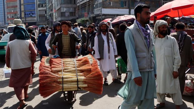 Some signs of normality have returned to Kabul since the Taliban takeover. Photograph: EPA