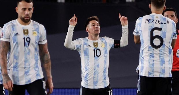 Lionel Messi Breaks Pele S South American International Goals Record