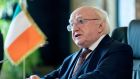 Michael D Higgins’s popularity means he sometimes gets away with pushing the boundaries of the presidency. Photograph: Maxwells/PA Wire