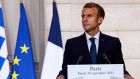  Emmanuel Macron: more than half the 60 proposals made by the French president  in his Sorbonne speech in 2017 have been realised. Photograph:  Ludovic Marin/EPA
