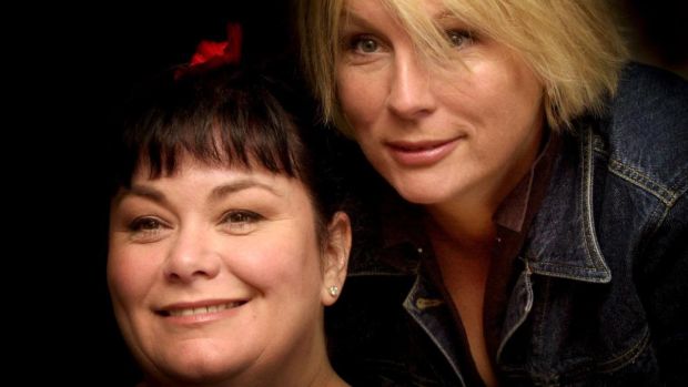 Dawn French and Jennifer Saunders in Dublin in January 2001. Photograph: Bryan O’Brien