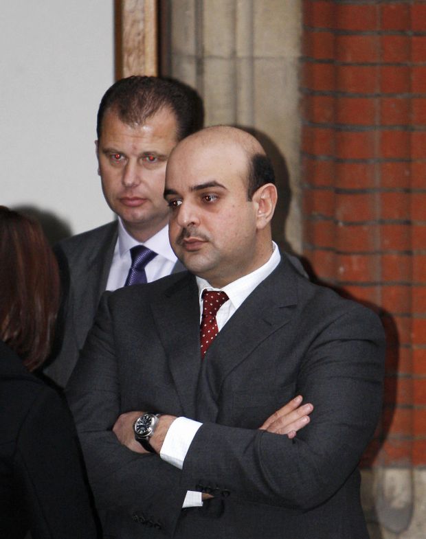 Sheikh Abdulla Bin Hamad Bin Isa Al-Khalifa, son of the King of Bahrain. Photograph: Adrian Dennis/AFP via Getty