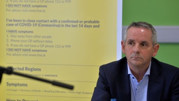 HSE chief executive Paul Reid said he expects the total number of people hospitalised to rise to more than 2,000 during the current wave of the virus. Photograph: Alan Betson