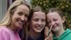  Lucy Burke with daughters Amelia (14) and Kitty (12), from Dublin, during their family visit to Barretstown. Photograph: Alan Betson