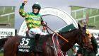 Rachael Blackmore, riding Minela Times, became the first woman ever to win the Grand National on April 10th, at Aintree Racecourse, England. Photograph: Tim Goode/Pool/Getty Images