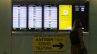 At the start of the week the Government announced that all incoming travellers except those travelling from Northern Ireland will have to present a negative test result in order to enter the country irrespective of the vaccination status. Photograph: Colin Keegan/Collins Dublin