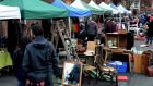 File photograph of The Dublin Flea Market at Newmarket Square in 2015. Photograph: Cyril Byrne