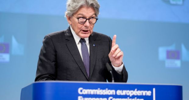 European Commissioner for Internal Market Thierry Breton. Photograph: Thierry Monasse/Getty