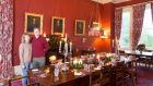 Richard and Carol-Anne O’Conor Nash in the dining room at Clonalis House, Castlerea, Co Roscommon. Photograph: Brian Farrell