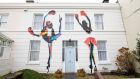 Solas’s mural on Cathy McGovern’s house in Sandycove: Owner has spent more money navigating the archaic planning system than she did commissioning the original mural. Photograph: Tom Honan 