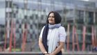 Tripti Anil  at Grand Canal Dock: ‘You can just take a stroll by the Grand Canal and see a person of pretty much any nationality there, I loved the vibe.’ Photograph: Tom Honan/The Irish Times