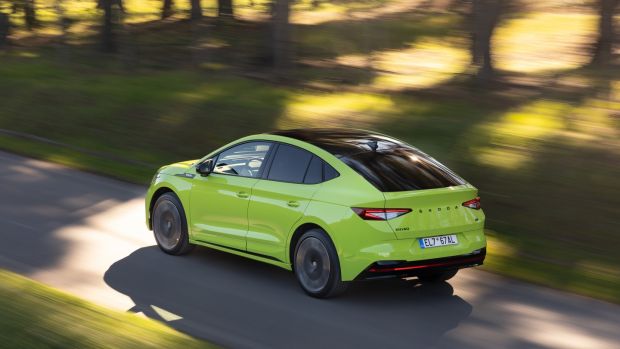 The RS Coupe can handle a claimed 500km between charges