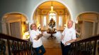 Chefs John Kelly, right,  and Aidan McGrath at Mount Juliet Estate
