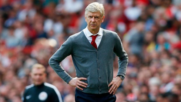 Arsene Wenger during a match between Arsenal and West Ham United at the Emirates Stadium on April 22nd, 2018. Photograph: Ian Kington/AFP/Getty