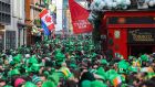 Familiar scenes: St Patrick’s Day 2022. Photograph: Sam Boal/RollingNews.ie