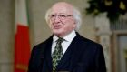 President Michael D Higgins: ‘The pandemic has prompted a profound reassessment of how we work, where we work, even why we work.’ Photograph: Maxwells