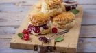 Vanessa Greenwood’s perfect Irish scone, made in minutes with store cupboard ingredients. Photograph: Harry Weir Photography