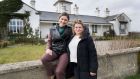 Rebecca O'Flanagan with Lana Udachina at Moy House, Lahinch, Co Clare. Photograph: Eamon Ward 