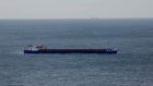 The Russian registered cargo ship Pola Varvara off Dalkey, Dublin Bay, on Tuesday. Photograph: Alan Betson/The Irish Times