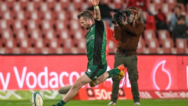 Jack Carty secured the win off the tee. Photograph: Christiaan Kotze/Inpho