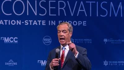 Nigel Farage returns to Brussels with disruptive circus antics
