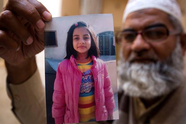 Man who raped and murdered girl (7) in Pakistan sentenced to death
