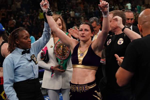 TV View: Ireland’s jewel Katie Taylor delivers on nervy night in New York