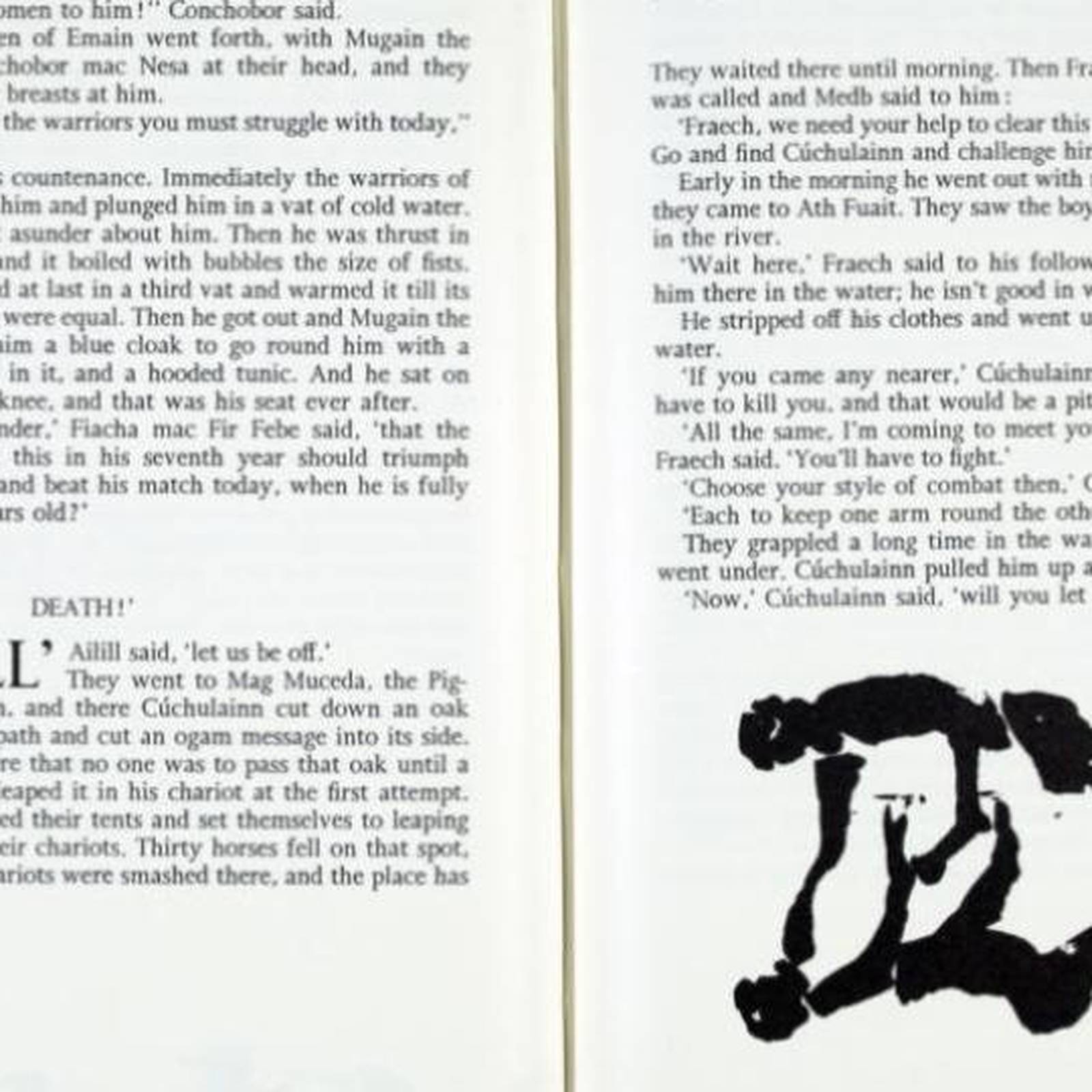 The Tain. Translated by Thomas Kinsella from the Irish. With Brush Drawings  by Louis Le Brocquy. Dublin: Dolmen Press, 1969. Limited Edition of Fifty  Copies (this copy number 31). Signed by Thomas