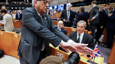 ‘You’re not laughing now’ – Farage teases MEPs