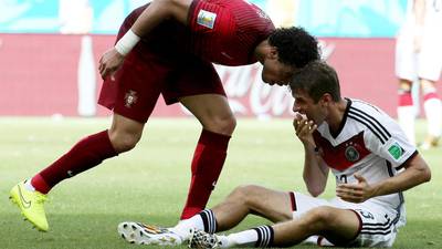 Müller grabs hat-trick as Germany thrash Portugal