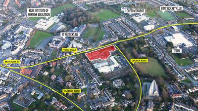 ‘Trophy asset’ housing site in Bray for sale at €2.25m