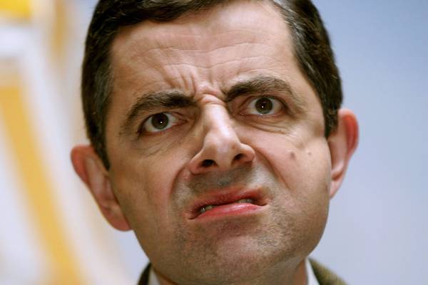 The child tugged my arm and said: ‘You are like Mr Bean!’