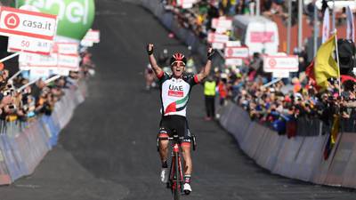 Jan Polanc claims fine stage four  win on Mount Etna
