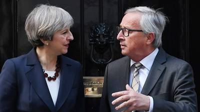 Theresa May deluding herself on Brexit, says Juncker