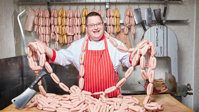 Bangers and smash: Irish man breaks world record for sausage making